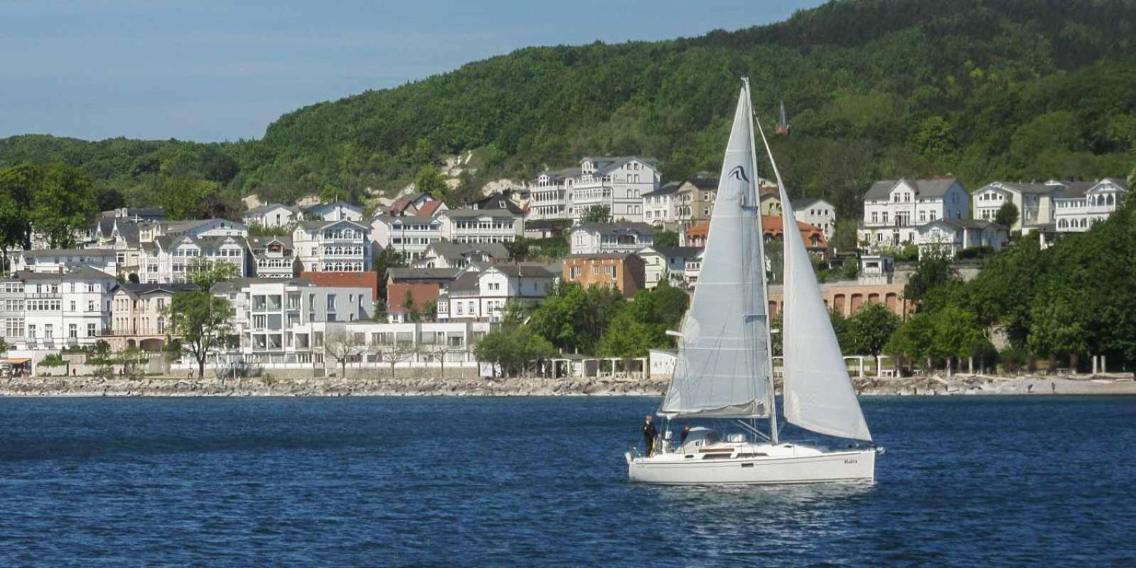 Villa Fernsicht - Wohnung Nr 1 - Mit Meerblick Sassnitz Buitenkant foto