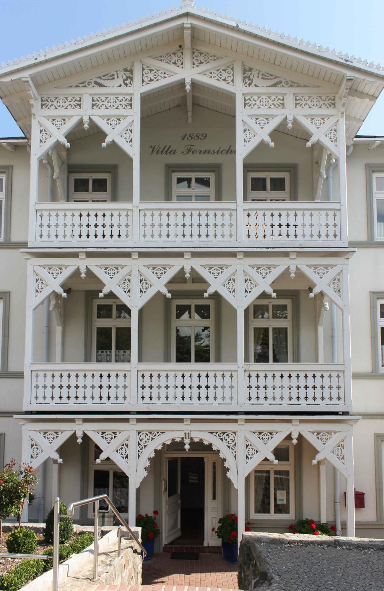 Villa Fernsicht - Wohnung Nr 1 - Mit Meerblick Sassnitz Buitenkant foto
