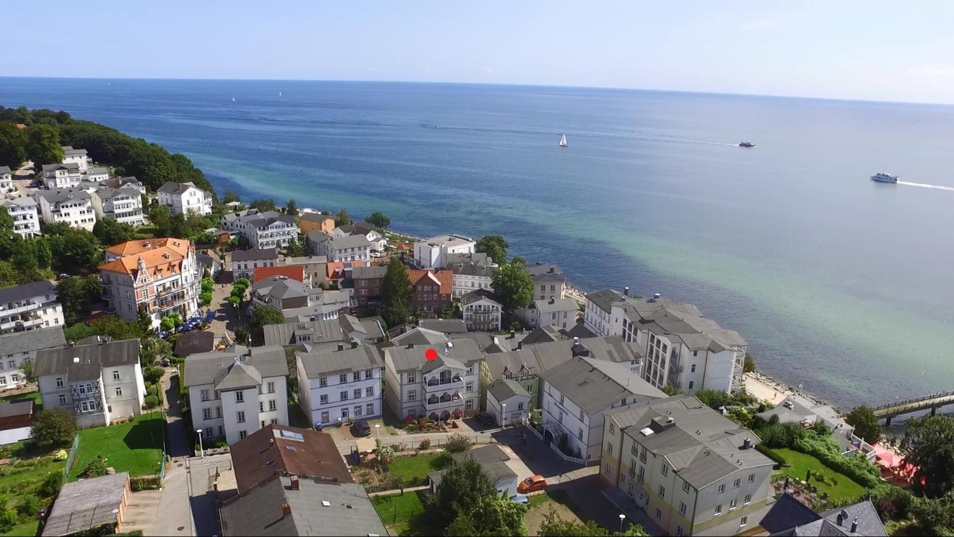 Villa Fernsicht - Wohnung Nr 1 - Mit Meerblick Sassnitz Buitenkant foto